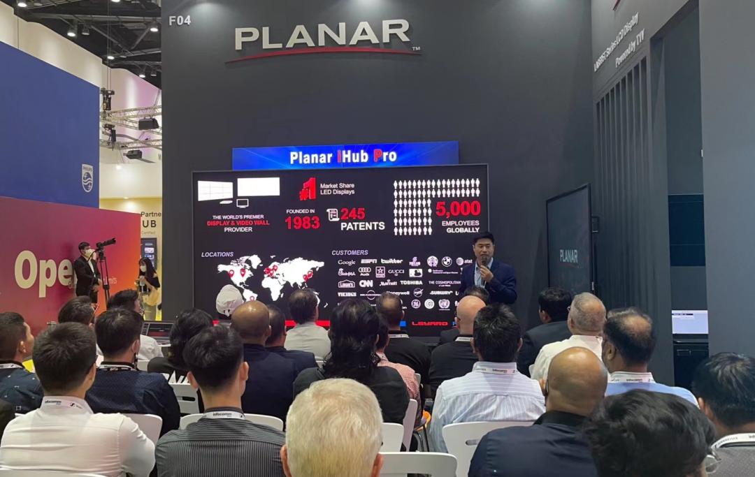 InfoComm Asia | jinnianhui官网金年会Planar全球首发第四代Micro LED智能一体机